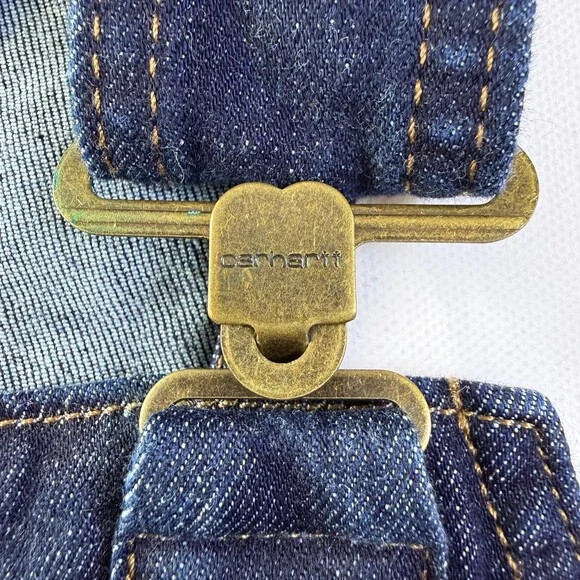 Carhartt Rugged Flex Double Knee Bib Overalls Womens Large 14/16 Reg 104044 464 - Picture 10 of 16